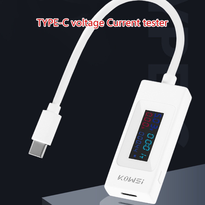 Máy đo dòng điện áp ZYARUKO Công suất USB Đồng hồ đo Ampe kế thời gian làm việc Công suất Vôn kế