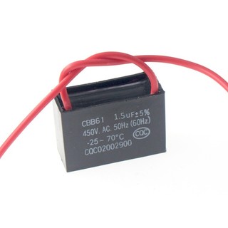 JOJO CBB61 Bắt Đầu Tụ Điện 450V 1 1 2 1 5 2 3 5 4 5 8 10 12 15 16 20UF Quạt Tụ Điện Trần Xả Động Cơ Chạy Điện Dung