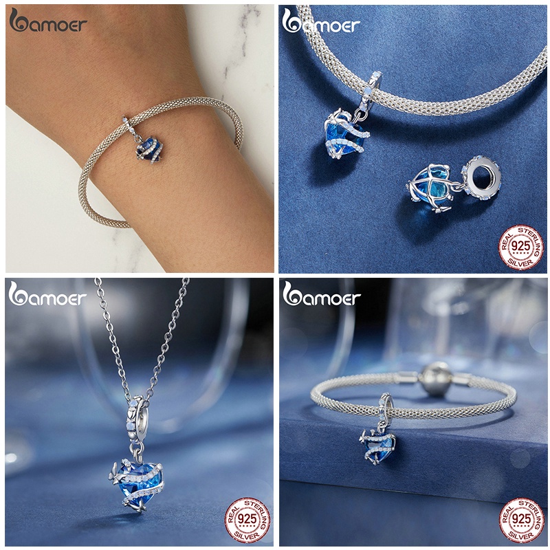 Charm làm trang sức DIY BAMOER bạc S925 SCC2533