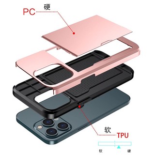 Ốp Điện Thoại Dày Có Ngăn Đựng Thẻ Cho Samsung S23 S22 S21 S20 FE Ultra Plus S22 + S21 + S23 + Note 20