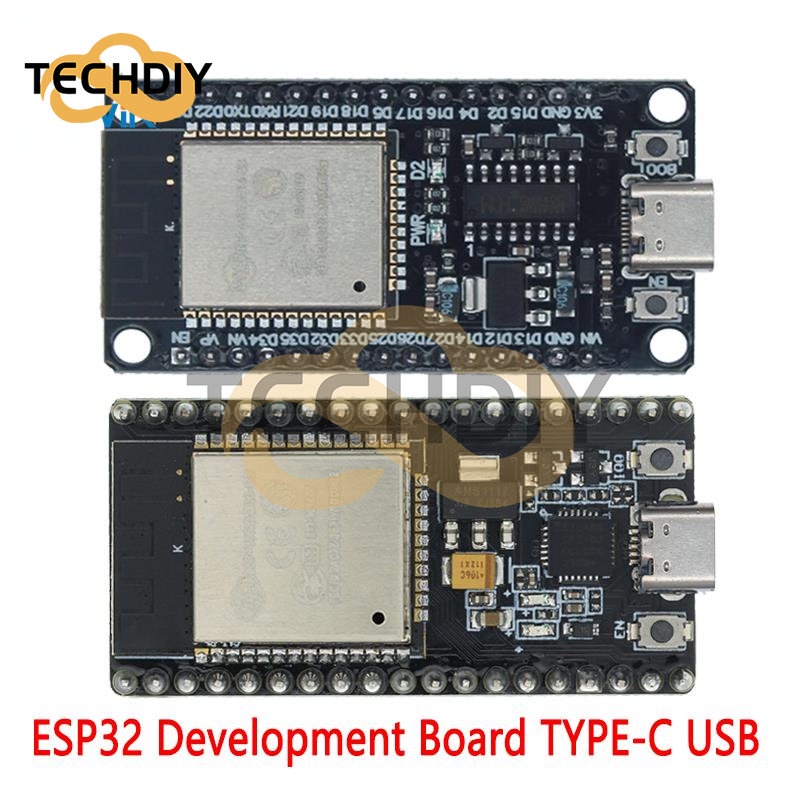 Bảng Mạch Phát Triển Esp32 Type C Usb Ch340c Wifi Bluetooth Ultra Low Lõi Kép Esp32 Devkitc 32 2350