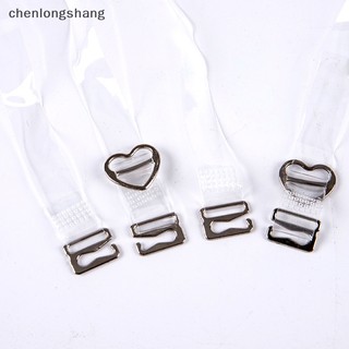 1 Cặp Dây Áo Ngực Trong Suốt Co Giãn Cao Kẻ Sọc Cài Nút Điều Chỉnh Được chenlongshang