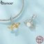 Bamoer Hạt Bạc 925 Hình Côn Trùng Phát Sáng Trong Đêm