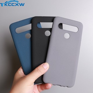Dành Cho LG G9 Velvet K61 K71 K42 K52 K62 K51S K41S Stylos 6 7 Q6 Q7 G6 Ốp Lưng Chống Vân Tay Mờ Cát Silicon Mềm