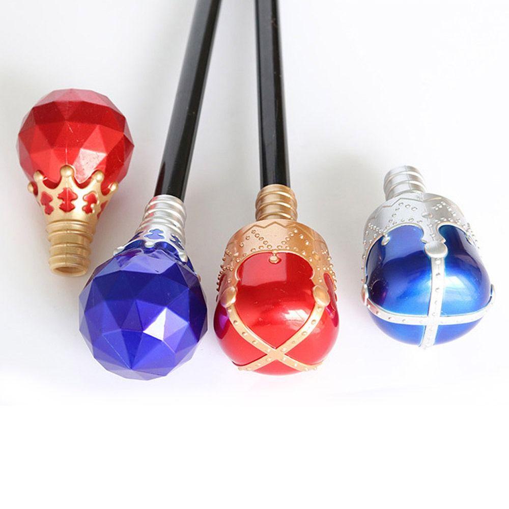 SAIA Công Chúa Hoàng Tử mía, Hiệu Suất Cosplay Đạo Cụ Vua Nữ Hoàng Scepter, Trang Phục Halloween Tinh Tế Nhựa Đỏ / Xanh Đũa Phép Gril