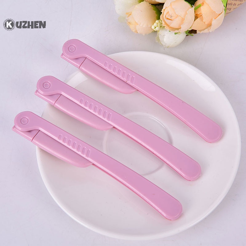 Kuzhen Bộ 3 Dao Cạo Lông Mày / Lông Mặt / Mắt Đa Năng