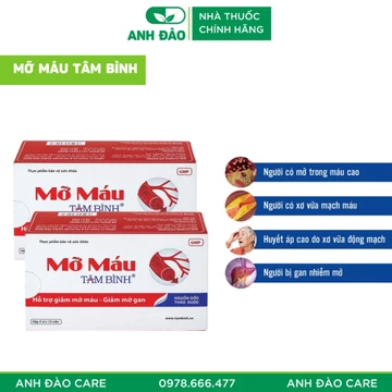 ✅Mỡ Máu TB – Hỗ Trợ Giảm Mỡ Máu -NHÀ THUỐC ANH ĐÀO [CHÍNH HÃNG]