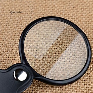 Queenten Pocket 5X50mm Gấp Trang Sức Kính lúp Kính Lúp Mắt Ống Kính QT
