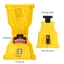 Máy mài xích JUNYUE88US, Máy cưa xích xăng lưỡi liềm Máy mài răng, Máy cưa xích nhanh Máy cưa xích mài chuỗi thanh treo cho xích dẫn hướng