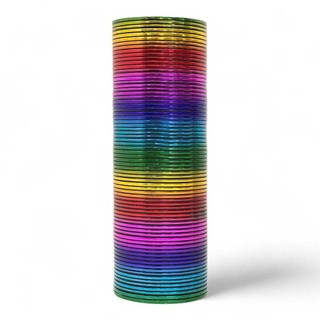 Colorful Circle Spring Plastic Kids Mini Rainbow Magic Spring Toys Coil Spring Toy Kids Educational Shapes Spring Toys