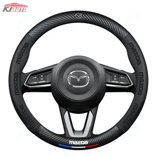 Vỏ bọc vô lăng ô tô bằng da Mazda Thoải mái và chống trượt cho Mazda 3 2 5 CX3 RX8 BT50 323 CX8 CX30 RX7 626 CX7 NX5 CX9Phụ kiện