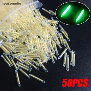 Heasonndiu 50 cái / lốc 2,2-4,5mm ánh sáng ban đêm câu cá phao đèn phát sáng tối gậy câu cá vn
