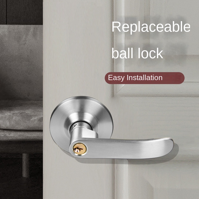 Three lever ball handle lock Aluminum alloy door lock Three pillar plastic steel door lock Color