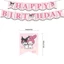 ST2 Sanrio My Melody Theme trẻ em trang trí tiệc sinh nhật biểu ngữ bánh topper bóng bay bộ cung cấp TS2