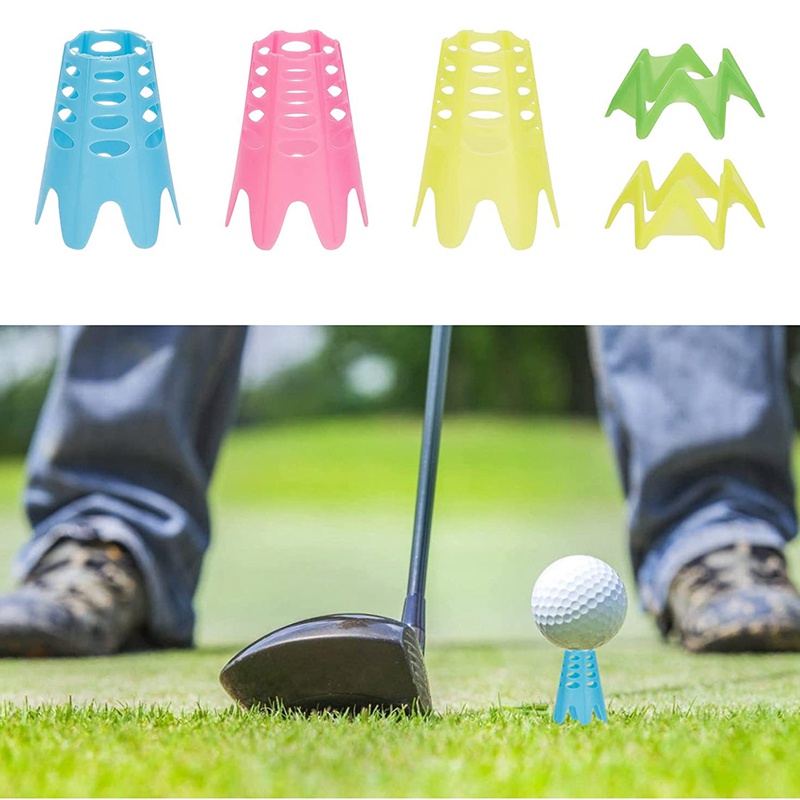 18 Chiếc Golf Simulator Tee Trong Nhà Golf Tee Thảm Golf Tee Luyện Tập Golf Tee, Cao + Ngắn