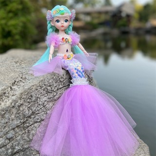 Búp Bê Nàng Tiên Cá Ariel Trang Trí Tiệc Cưới