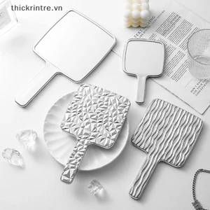 1 Gương Trang Điểm Cầm Tay Hình Vuông Cỡ Lớn Dành Cho Nữ