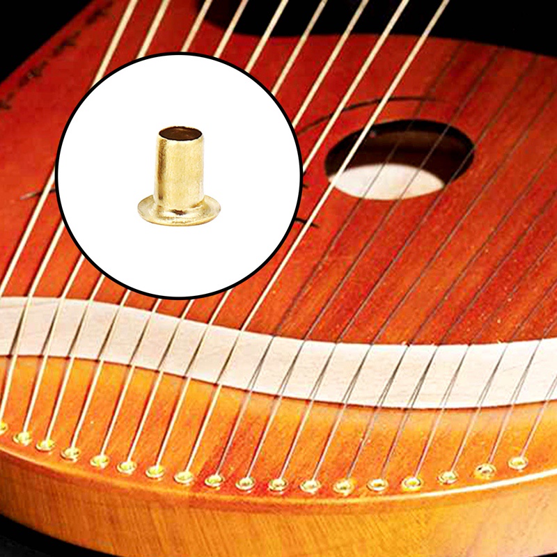20 Chiếc Lyre Harp Chỉnh Pin Móng Tay Với 20 Chiếc Đinh Tán Bộ Cho Lyre Harp Nhỏ Đàn Harp Nhạc Cụ Dây