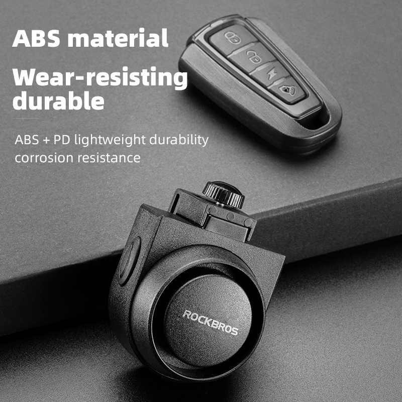 Rockbros Chuông Điện Chống Trộm Chống Thấm Nước Có Thể Sạc Lại Kèm Điều Khiển Từ Xa Dành Cho Xe Đạp