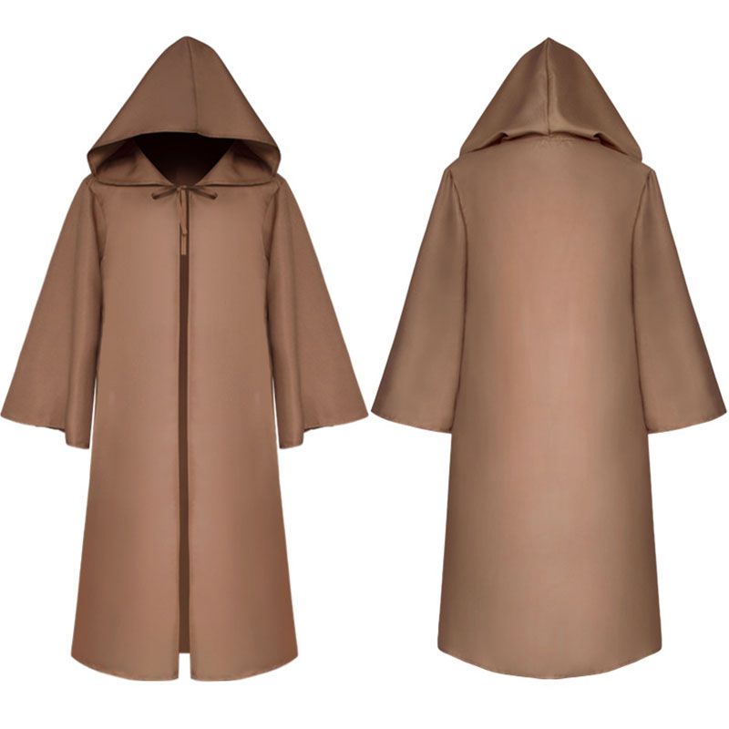 Chiến binh Jedi có mũ trùm đầu Áo choàng Cape Trang phục hóa trang Tiệc Halloween