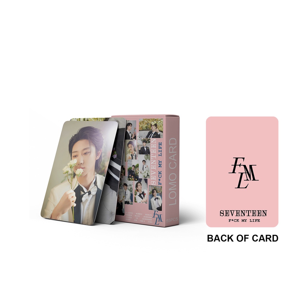 Hộp 55 Ảnh Lomo Card Nhóm Nhạc Seventeen F * CK MY LIFE