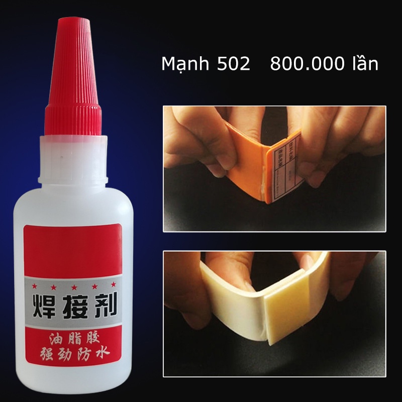 Keo Dán Siêu Dính Đa Năng Mọi Chất Liệu Cực Mạnh - Dán Gỗ Thuỷ Tinh Kim Loại Sắt Gốm Sứ Nhựa Vải