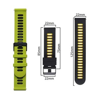 Dây Đeo Thể Thao Bằng Silicone 2 46mm 42mm 20 22mm Cho Đồng Hồ Honor Magic Watch Huawei GT 2 Correa GS3 GS Pro