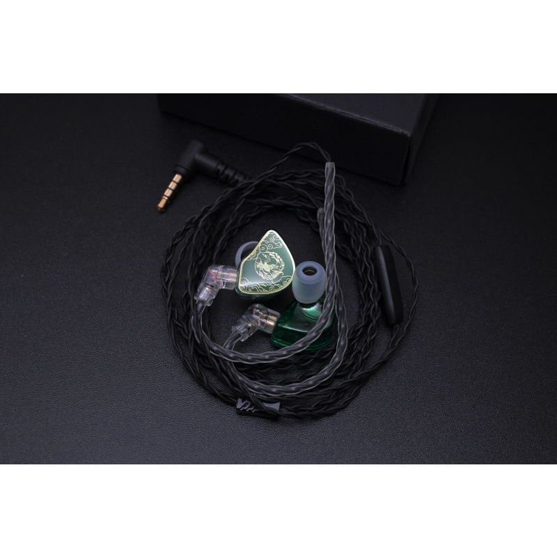 Tai Nghe IEM 0.78 2pin Tangzu Wan er 10mm Màu Xanh Ngọc Bích