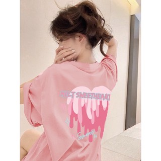 Áo Thun Cotton Tay Ngắn Phong Cách Hàn Quốc Cho Nữ