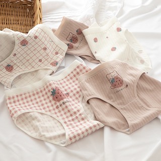 Quần Lót cotton Kháng Khuẩn Họa Tiết Dễ Thương Chất Lượng Cao Luyoo11