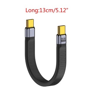 R * Cáp USB C tốc độ cao Type C Cáp sạc nam sang Type C 240W Sạc nhanh Video 8K 40Gbps cho điện thoại linh hoạt