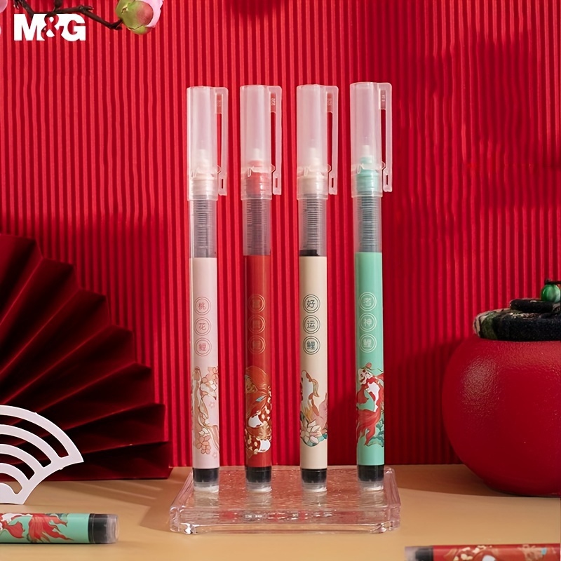M&G Bút Bi M&G Văn Phòng Phẩm 0.5mm Màu Đen Nhanh Khô Dòng koi