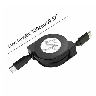 Dusur Dây Cáp Sạc Nhanh pd 60w usb c Sang usb c Cho notebook Với Công Tắc Điện Thoại