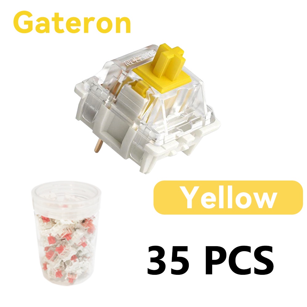 Mô tả Set công tắc bàn phím cơ ROYAL KLUDGE màu đỏ/ nâu/ xanh dương thay thế thích hợp cho Cherry MX - 5
