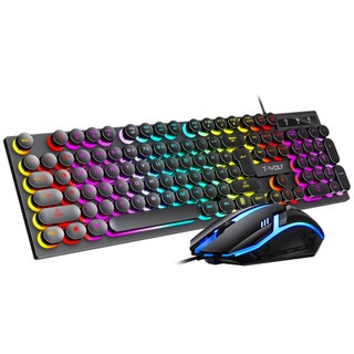 Bộ Bàn Phím Cơ Chơi Game tf270 Màu Dạ Quang Cho gaming Lff0905