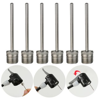 HIK 3 6 chiếc Máy bơm không khí bằng thép không gỉ Kim cho bóng đá Bóng chuyền bóng rổ