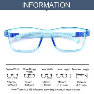 SOULSPACE Kính trẻ em Thời trang Bảo vệ mắt Máy tính Khung siêu nhẹ