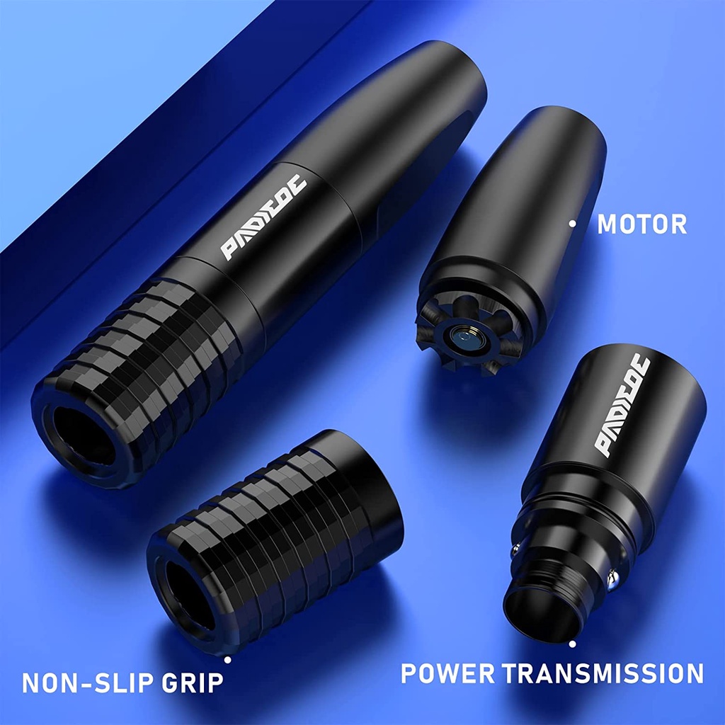 Động cơ bút xăm hợp kim nhôm công suất cao 8000 vòng / phút / 8V — Hành trình 4mm, có dây RCA