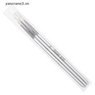 Bộ 3 Cọ Vẽ Trang Trí Móng Tay Nghệ Thuật DIY yancrane3.vn