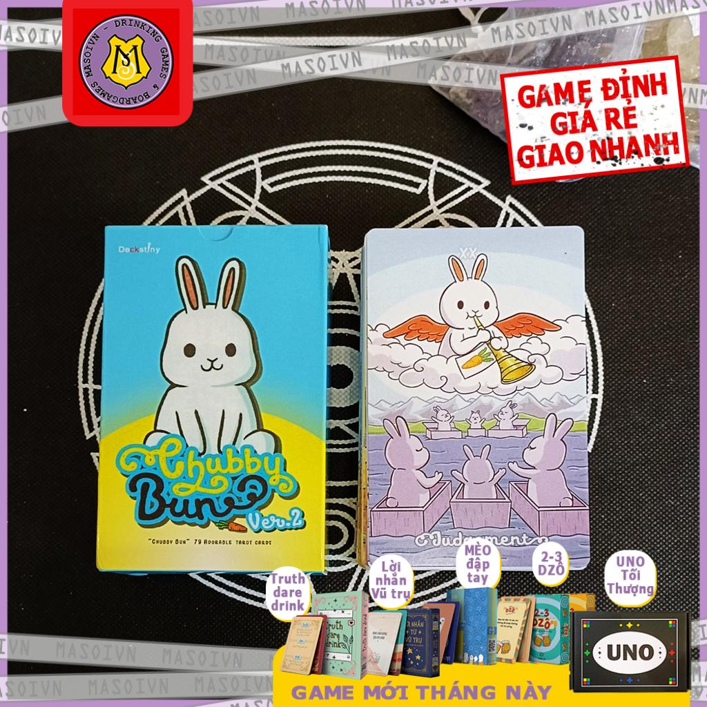 [BÀI LỚN] Bộ bài tarot Chubby Bun Rabbit Tarotcards size 7x12cm 79 lá ...