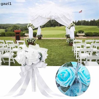 Bó Hoa Hồng Giả Cầm Tay Bằng Lụa Cho Cô Dâu Garazi1