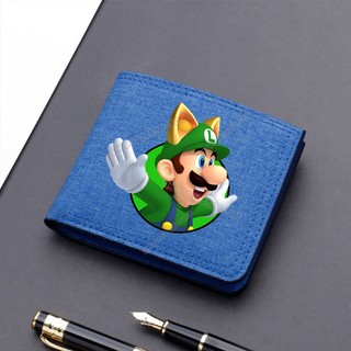 [Hàng Tại Chỗ] Ví Đựng Thẻ Tín Dụng Và Tiền Xu mini Dòng Trò Chơi super mario bros Có Khóa Kéo Phổ Biến Cho Bé Trai Và Bé Gái