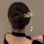 Light luxury and high-end hair accessories, retro tassels, rocking hair clips, Hanfu resin pendant, hairpin, fork, forest style hair accessories for womenTrâm Cài Tóc Tua Rua Phong Cách Hanfu Cổ Điển Kiểu Mới 2024