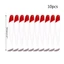JUNYUE88US Sâu Mồi Mềm Nhân Tạo Silicon Mồi Mềm 5.5 / 6.3 / 7 / 9 / 12cm Đầu Đỏ Trắng Thân Chữ T Đuôi Bay Mồi Câu Cá