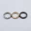 3 Khóa O-Ring lò xo, Vàng đen bạc 35mm Carabiner, Kẹp tròn chất lượng cao Kẹp ví Túi xách Khóa