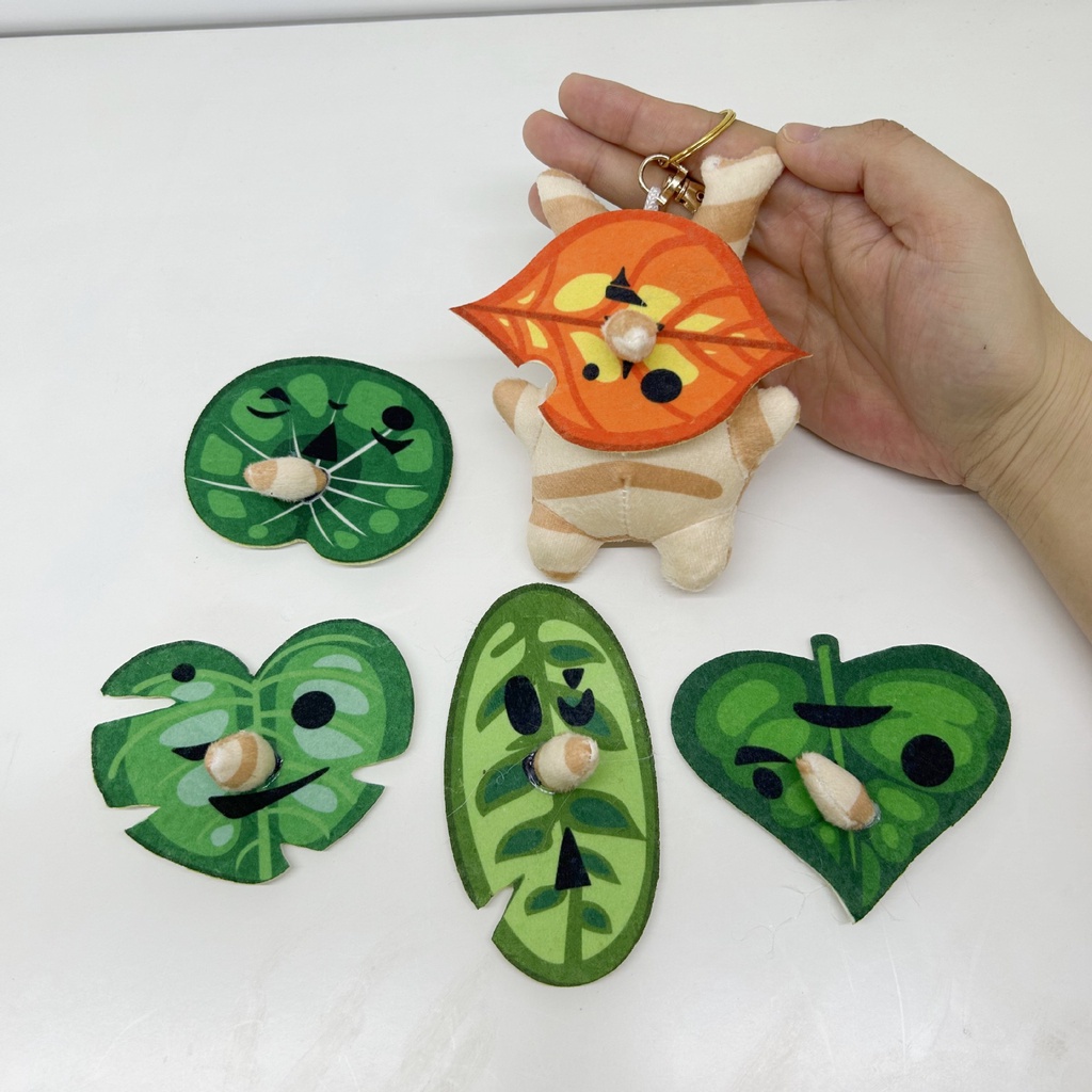 SQ5 Truyền Thuyết Zelda Korok Sang Trọng Búp Bê Quà Tặng Cho Trẻ Em Ba Lô Mặt Dây Chuyền Âm Thanh Đồ Chơi Nhồi Bông Cho Trẻ Em Móc Khóa Búp Bê QS5