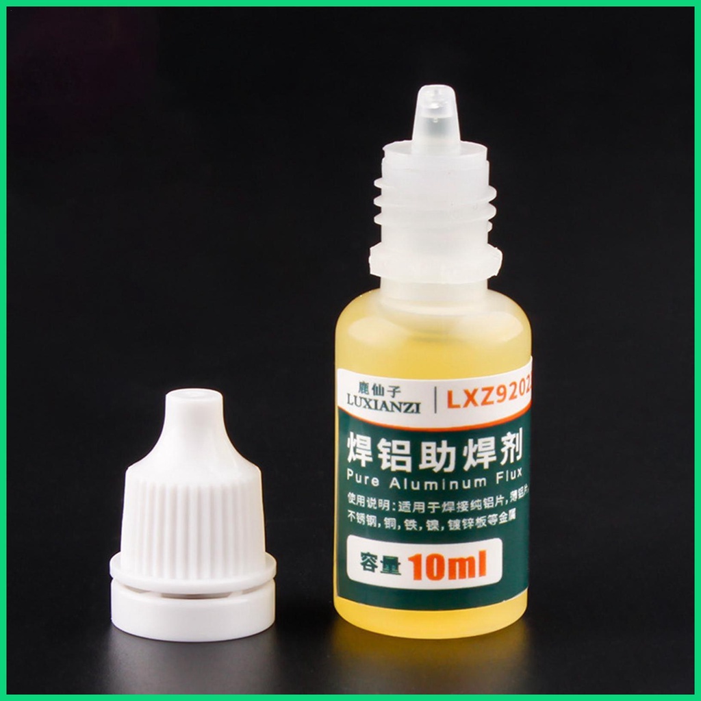 Lọ Dung Dịch Hàn 10ml Bằng Nhôm Đồng Dùng Cho Pin Đồng / Sắt Mạ Kẽm DIY