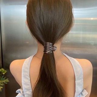 Kẹp Tóc Đuôi Ngựa Bằng Kim Loại Cao Cấp Thiết Kế Đơn Giản