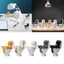 SA Mèo Trên Nhà Vệ Sinh Vườn Thu Nhỏ Vật Trang Trí Nhà Cửa Nhựa Hoạt Hình Hình Hình