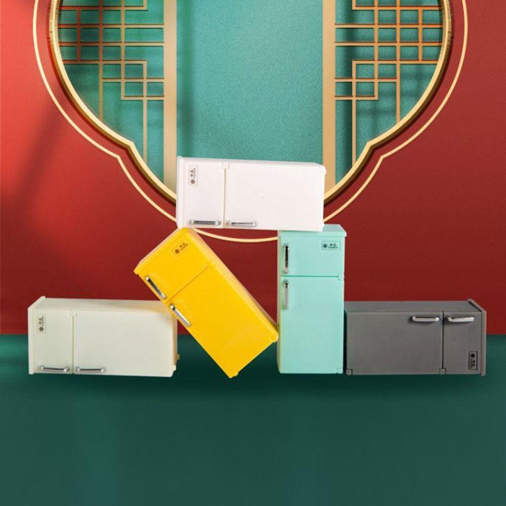 Tủ Lạnh Mini NEAVERLER, Thiết Bị Nhà Bếp Nhiều Màu Mẫu Tủ Lạnh, Nhựa Xuất Sắc 1: 24 Blyth Nhà Búp Bê Tủ Lạnh